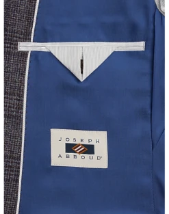 Joseph Abboud Slim Fit Sport Coat, Blue And Plum Plaid -Male Clothing Store MW40 164R 67 JOSEPH ABBOUD BLUE PLUM PLAID ALT2