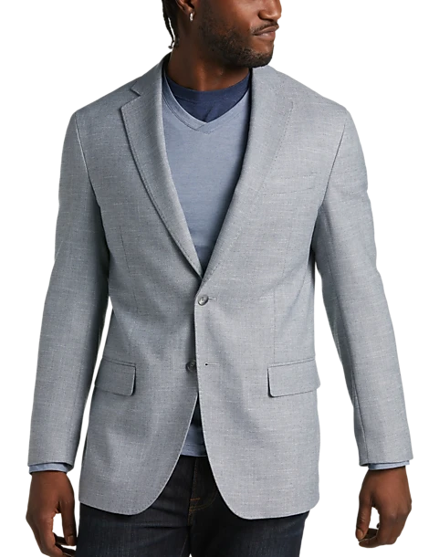 Awearness Kenneth Cole Modern Fit Sport Coat, Gray Tic 1 Awearness Kenneth Cole Modern Fit Sport Coat, Gray Tic