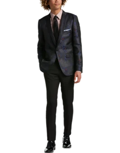 Male Clothing Store -Male Clothing Store MW40 16J2 07 PAISLEY GRAY BLACK NAVY BURGUNDY ALT1