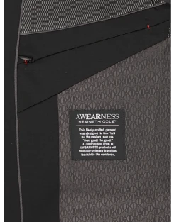 Awearness Kenneth Cole AWEAR-TECH Slim Fit Suit Separates Coat, Blue -Male Clothing Store MW40 31K3 02 AWEARNESS BY KENNETH COLE BLACK ALT3 2