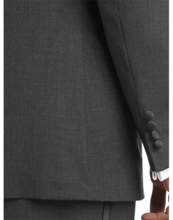 Joseph Abboud Black Label Slim Fit Wool Tuxedo, Gray -Male Clothing Store MW40 3GP3 17 JOSEPH ABBOUD BLACK LABEL CHARCOAL GRAY ALT2