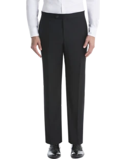 Lauren By Ralph Lauren Classic Fit Suit Separates Tuxedo Pants, Black
