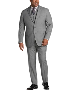 Awearness Kenneth Cole AWEAR-TECH Slim Fit Suit Separates, Black & White Sharkskin