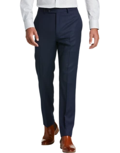 Calvin Klein X-Fit Slim Fit Suit Separates Pants, Blue Tic