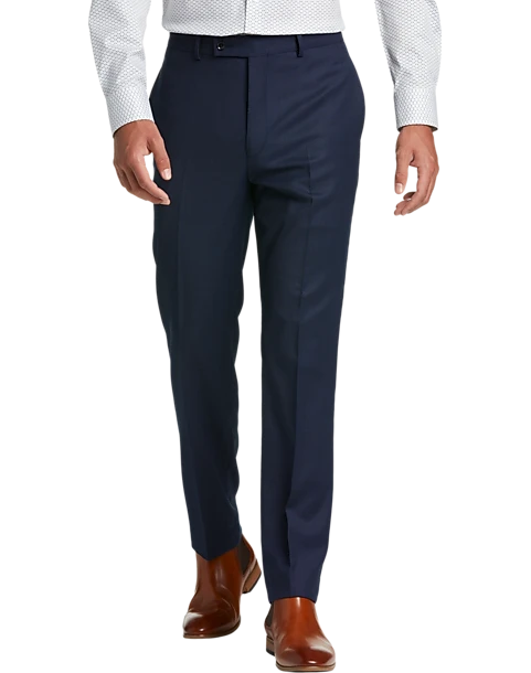 Calvin Klein X-Fit Slim Fit Suit Separates Pants, Blue Tic 1 Calvin Klein X-Fit Slim Fit Suit Separates Pants, Blue Tic