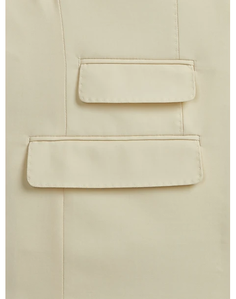 Tayion Classic Fit Suit Separates Coat, Cream 4 Tayion Classic Fit Suit Separates Coat, Cream - Image 4