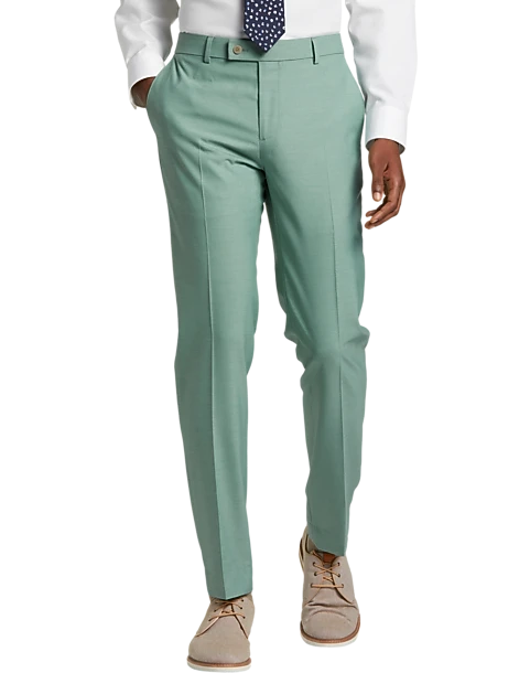 Egara Skinny Fit Suit Separates Pants, Green 1 Egara Skinny Fit Suit Separates Pants, Green