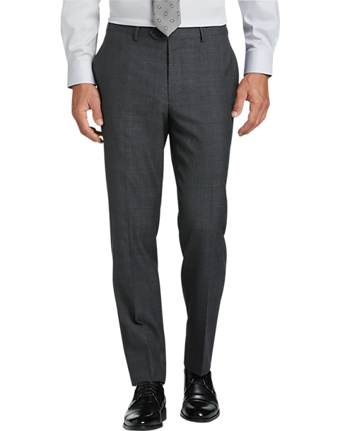 Lauren By Ralph Lauren Classic Fit Suit, Gray Plaid 1 Lauren By Ralph Lauren Classic Fit Suit, Gray Plaid