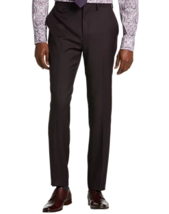 Tayion Classic Fit Suit Separates Pants, Wine Plum