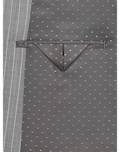 Michael Strahan Classic Fit Suit Gray Stripe -Male Clothing Store MW40 3X9W 34 MICHAEL STRAHAN GRAY STRIPE ALT4