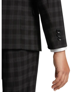 Male Clothing Store -Male Clothing Store MW40 3XD8 80 KENNETH COLE BLACK PLAID ALT1