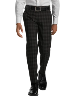 Kenneth Cole Reaction Boy's Suit, Black Plaid 5 Kenneth Cole Reaction Boy's Suit, Black Plaid -Male Clothing Store MW40 3XD8 80 KENNETH COLE BLACK PLAID ALT2
