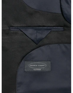 Pronto Uomo Platinum Modern Fit Notch Lapel Suit Separates Tuxedo Jacket, Navy -Male Clothing Store MW40 3XHM 01 PRONTO UOMO PLATINUM NAVY FORMAL ALT2