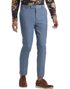 Paisley & Gray Slim Fit Suit Separates Pants, Slate Blue