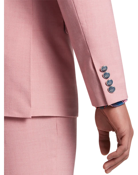 Paisley & Gray Slim Fit Suit Separates, Pink Carnation 3 Paisley & Gray Slim Fit Suit Separates, Pink Carnation - Image 3