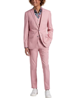 Paisley & Gray Slim Fit Suit Separates, Pink Carnation 13 Paisley & Gray Slim Fit Suit Separates, Pink Carnation -Male Clothing Store MW40 3XK0 45 PAISLEY GRAY PINK CARNATION ALT9