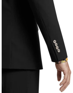 Paisley & Gray Slim Fit Double Breasted Suit Separates Coat, Jet Black 8 Paisley & Gray Slim Fit Double Breasted Suit Separates Coat, Jet Black -Male Clothing Store MW40 3XK9 02 PAISLEY GRAY JET BLACK ALT2