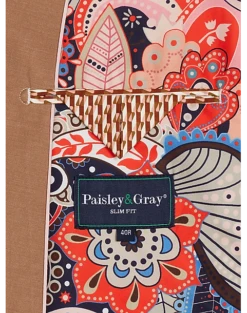 Paisley & Gray Slim Fit Suit Separates Coat, Nutmeg -Male Clothing Store MW40 3XLA 08 PAISLEY GRAY NUTMEG ALT3