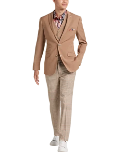 Paisley & Gray Slim Fit Suit Separates Coat, Nutmeg -Male Clothing Store MW40 3XLA 08 PAISLEY GRAY NUTMEG ALT5