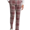 Paisley & Gray Slim Fit Suit Separates Pants, Pink Plaid