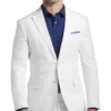 JOE Joseph Abboud Slim Fit Linen Blend Suit Separates Coat, White