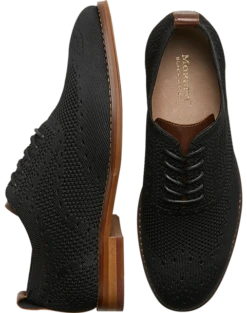 Moretti Ashland Knit Wingtip Oxfords, Navy
