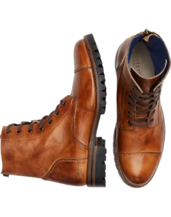 Bed Stu Protege Trek Cap Toe Boots, Tan