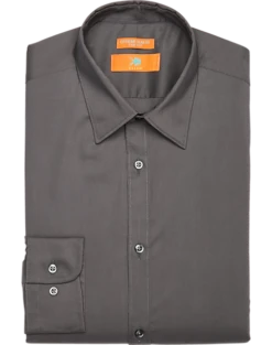 Egara Skinny Fit Dress Shirt, Charcoal