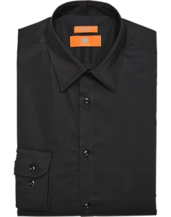 Egara Skinny Fit Dress Shirt, Black