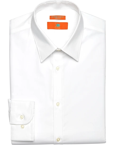 Egara Skinny Fit Dress Shirt, White 1 Egara Skinny Fit Dress Shirt, White