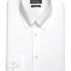 Lauren By Ralph Lauren UltraFlex Regular Fit Button-Down Collar Dress Shirt, White