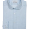 Calvin Klein Infinite Wrinkle Free Slim Fit Stretch Collar Dress Shirt, Blue Triangles