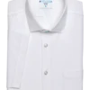 &Collar Pacific Slim Fit Stain-Resistant Short Sleeve Dress Shirt, White