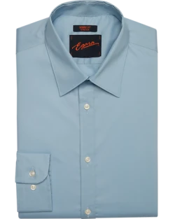Egara Skinny Fit Point Collar Dress Shirt, Blue