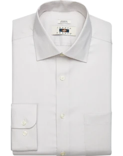 Joseph Abboud Modern Fit Dress Shirt, Khaki Tonal Check