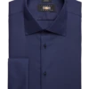Joseph Abboud Classic Fit French Cuff Tuxedo Formal Shirt, Navy