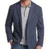Michael Strahan Modern Fit 2 Button Soft Jacket, Blue