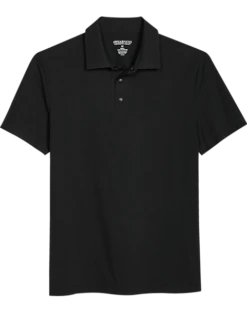 Awearness Kenneth Cole Modern Fit Welded Polo, Black