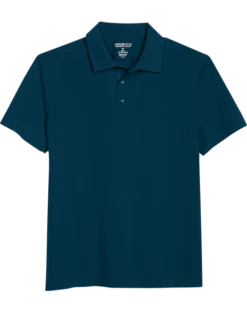 Awearness Kenneth Cole Modern Fit Welded Polo, Teal