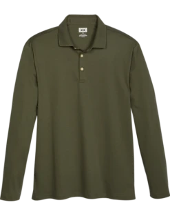 Joseph Abboud Modern Fit Luxe Cotton Polo, Olive