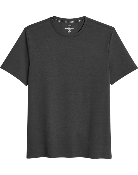 Michael Strahan Modern Fit Crew Neck T-Shirt, Charcoal 1 Michael Strahan Modern Fit Crew Neck T-Shirt, Charcoal