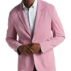 Michael Strahan Modern Fit Notch Lapel Crepe Knit Soft Jacket, Pink