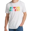 The Phluid Project Classic Fit Proud Parent Graphic Crew, White