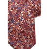 Joseph Abboud Narrow Tie, Burgundy & Orange Floral