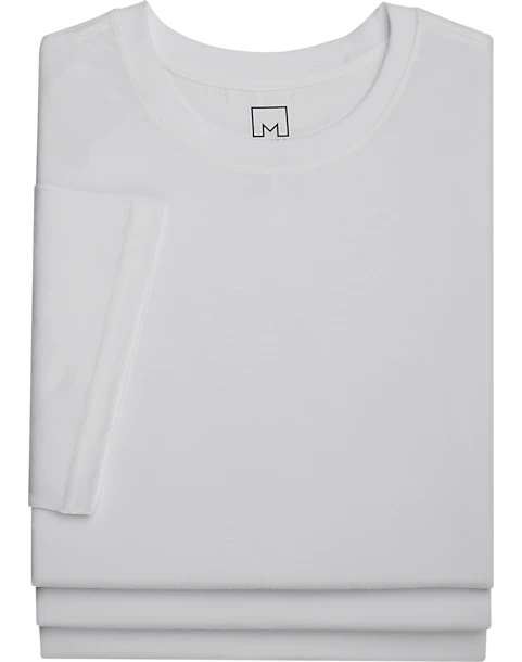 Michael Strahan Crew Neck Tees 3-Pack, White 1 Michael Strahan Crew Neck Tees 3-Pack, White