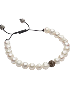 Pronto Uomo Bracelet, White Pearl